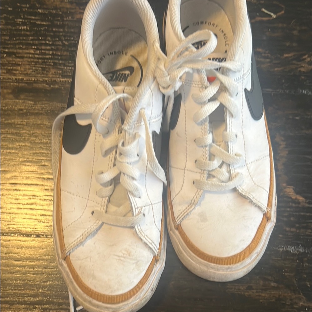 Nike Classic White and Black Shoes